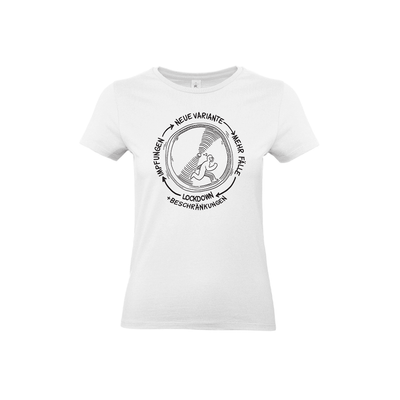T-Shirt „Corona-Hamsterrad“