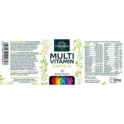 Multivitamin Kapseln (180 Stück)